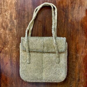 Vintage Gold Beaded Change Purse